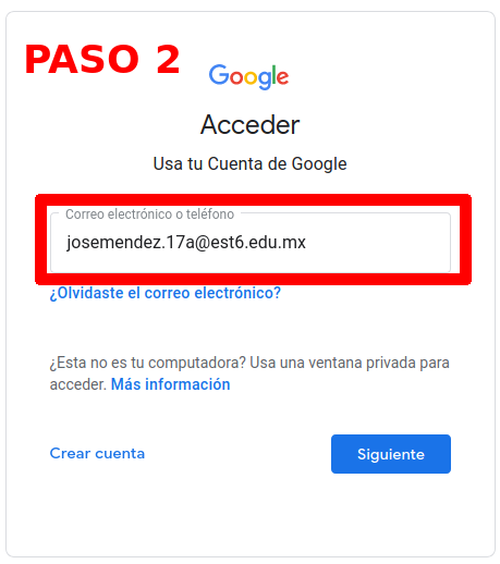 PASOS PARA ACTIVAR LA CUENTA INSTITUCIONAL