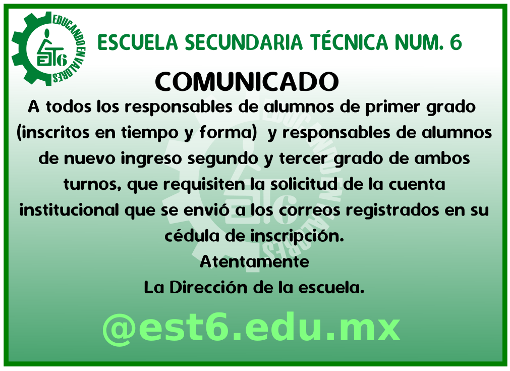 COMUNICADO CUENTAS INSTITUCIONALES