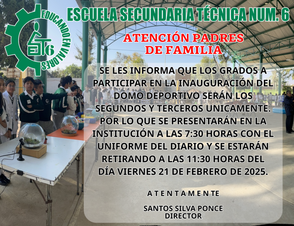 ATENCIÓN PADRES DE FAMILIA
